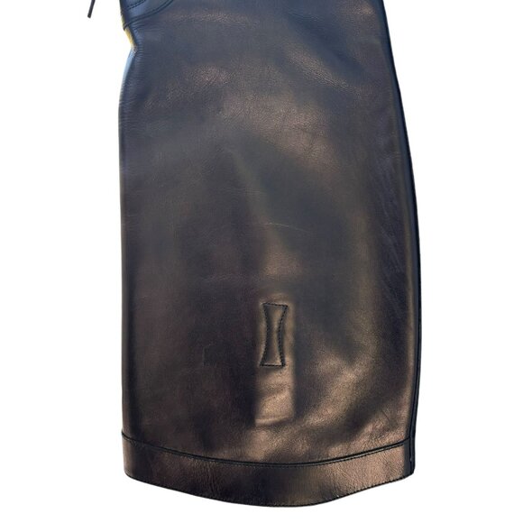 Gucci Black Boulanger Equestrian Tall Lace Up Leather Boots - Picture 16 of 16